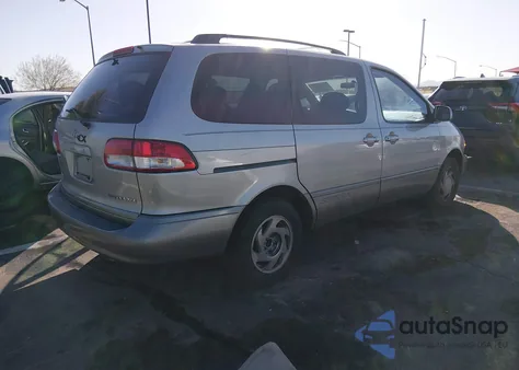 2001 Toyota Sienna Xle z USA, uszkodzony, nr VIN 4T3ZF13C81U396886